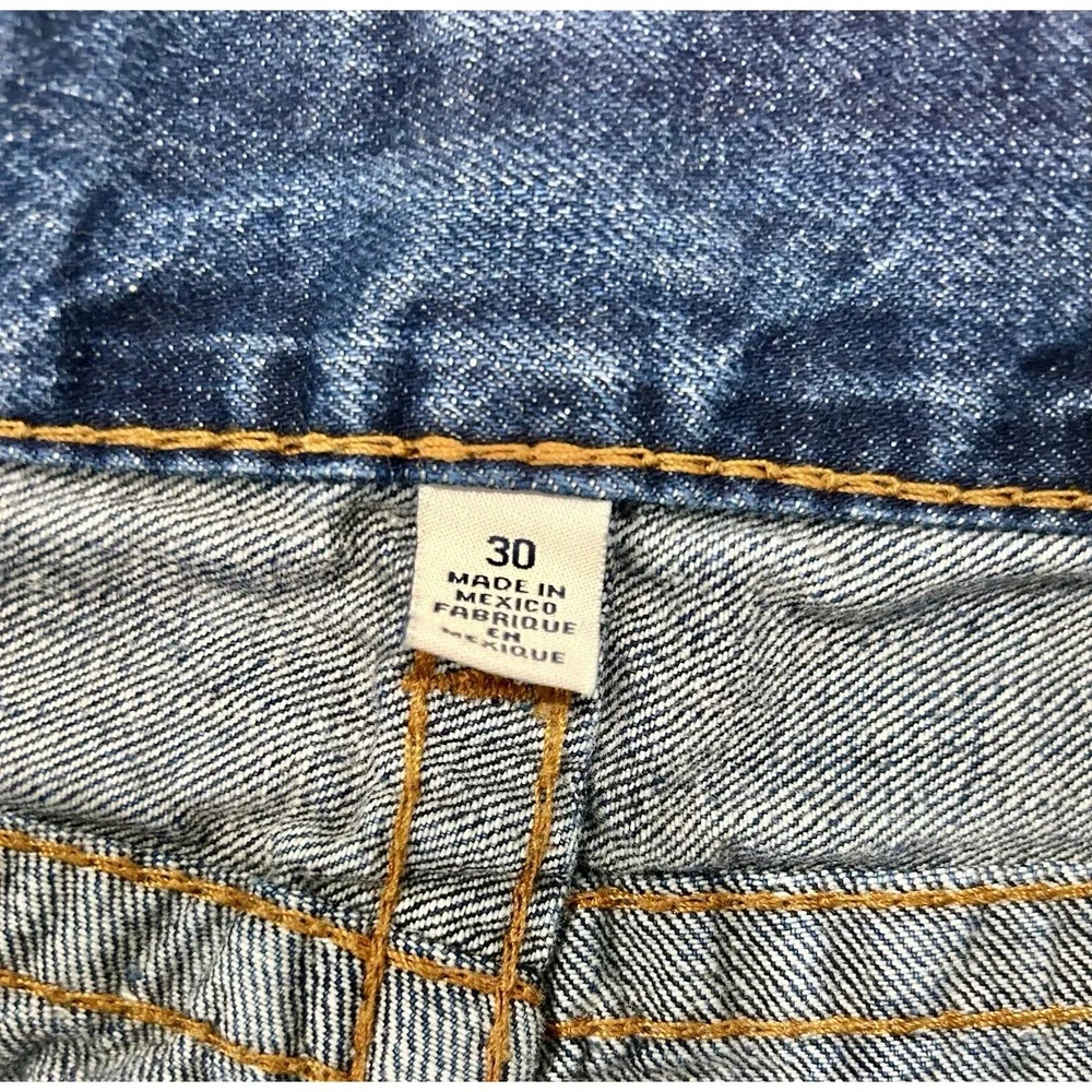 True Religion Big T Red Bootcut Distressed Gray/Blue Battleground 30 X 31 Jeans